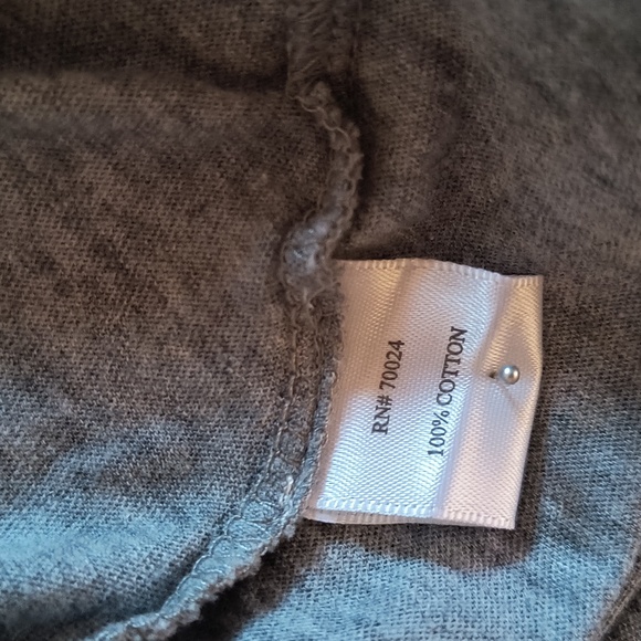 Bobi Los Angeles NWT Long Sleeve Shirred Dress Thunder in Heather Gray M - Picture 10 of 15